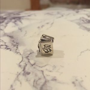 Pandora “Study Books with Owl” charm